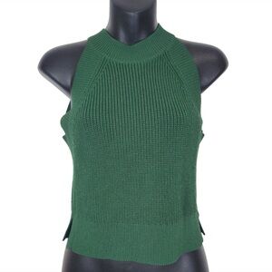 Wilfred Rib-knit halter neck top